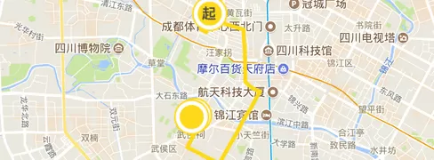 成都市区4日经典线路地图